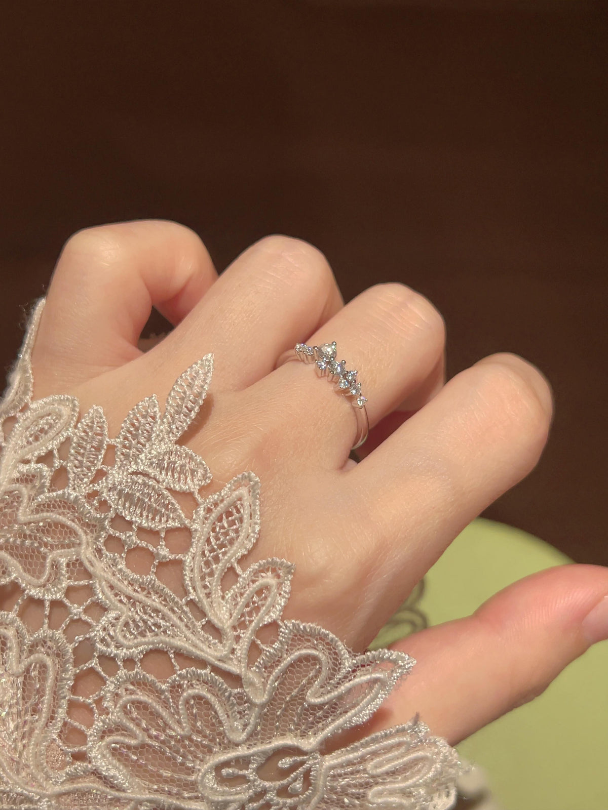 Constellation · Scattered Moissanite Band