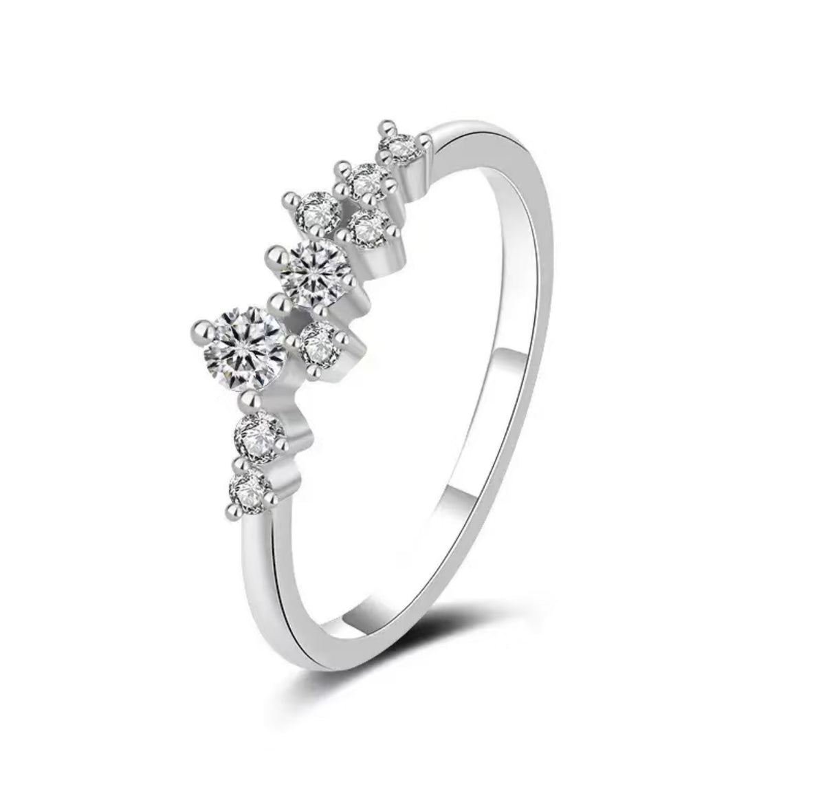 Constellation · Scattered Moissanite Band