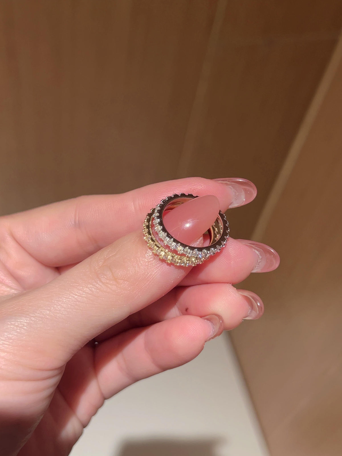 Ciel · Pavé Moissanite Eternity Band