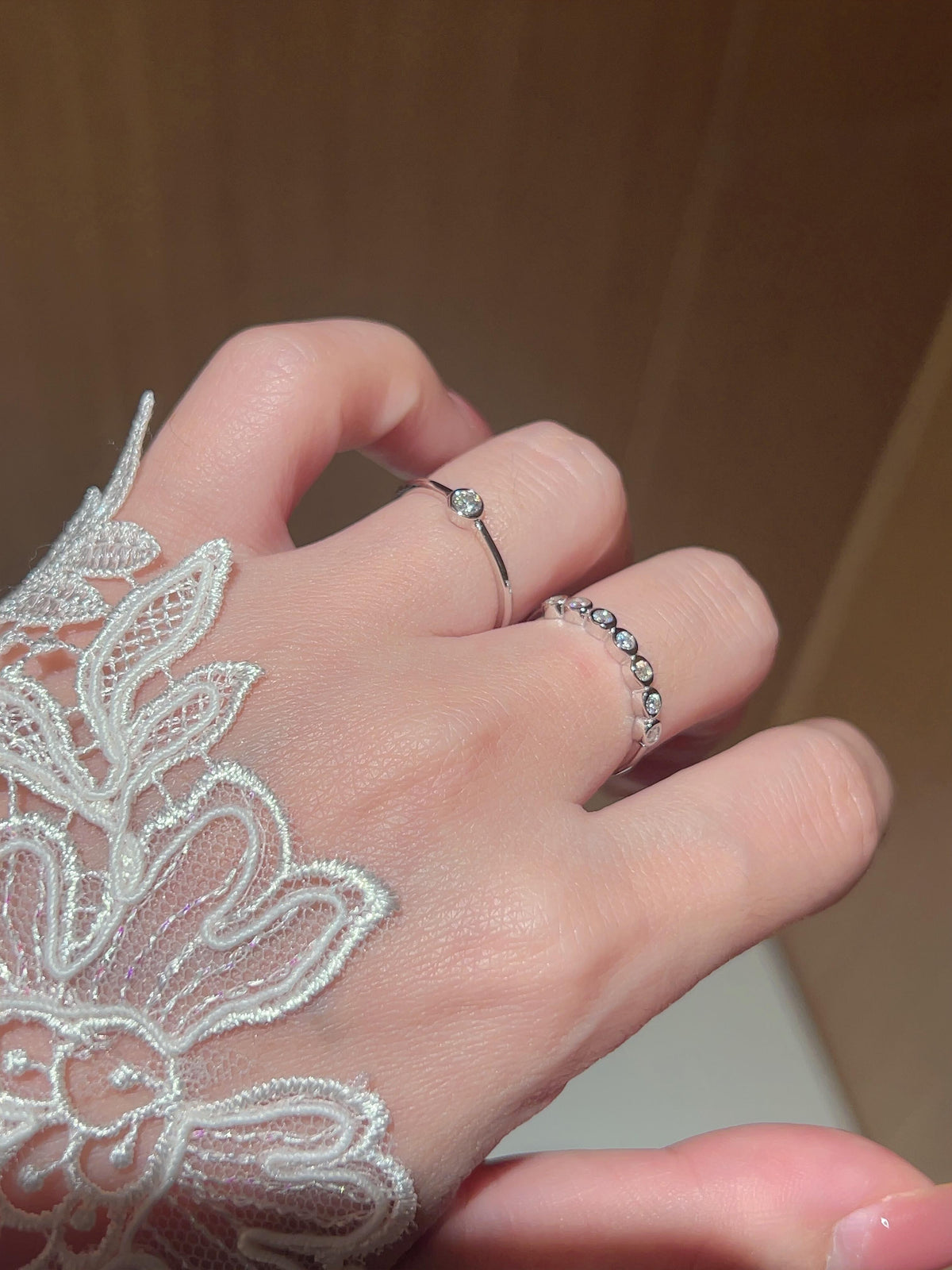 Bulle · Bubble Moissanite Band