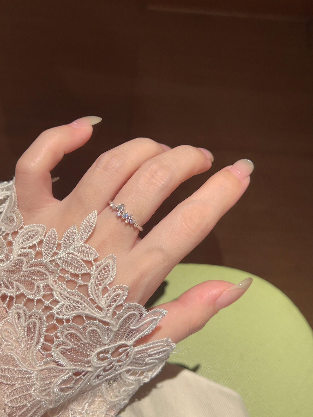 Constellation · Scattered Moissanite Band