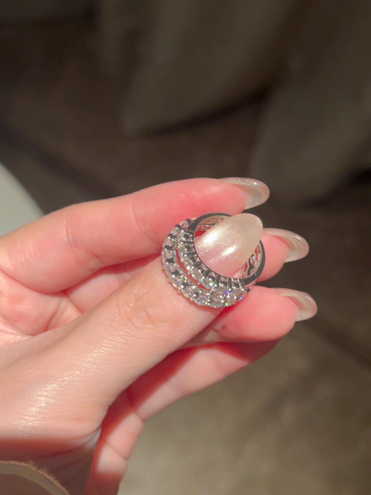 Couronne · Full-Circle Moissanite Eternity Band