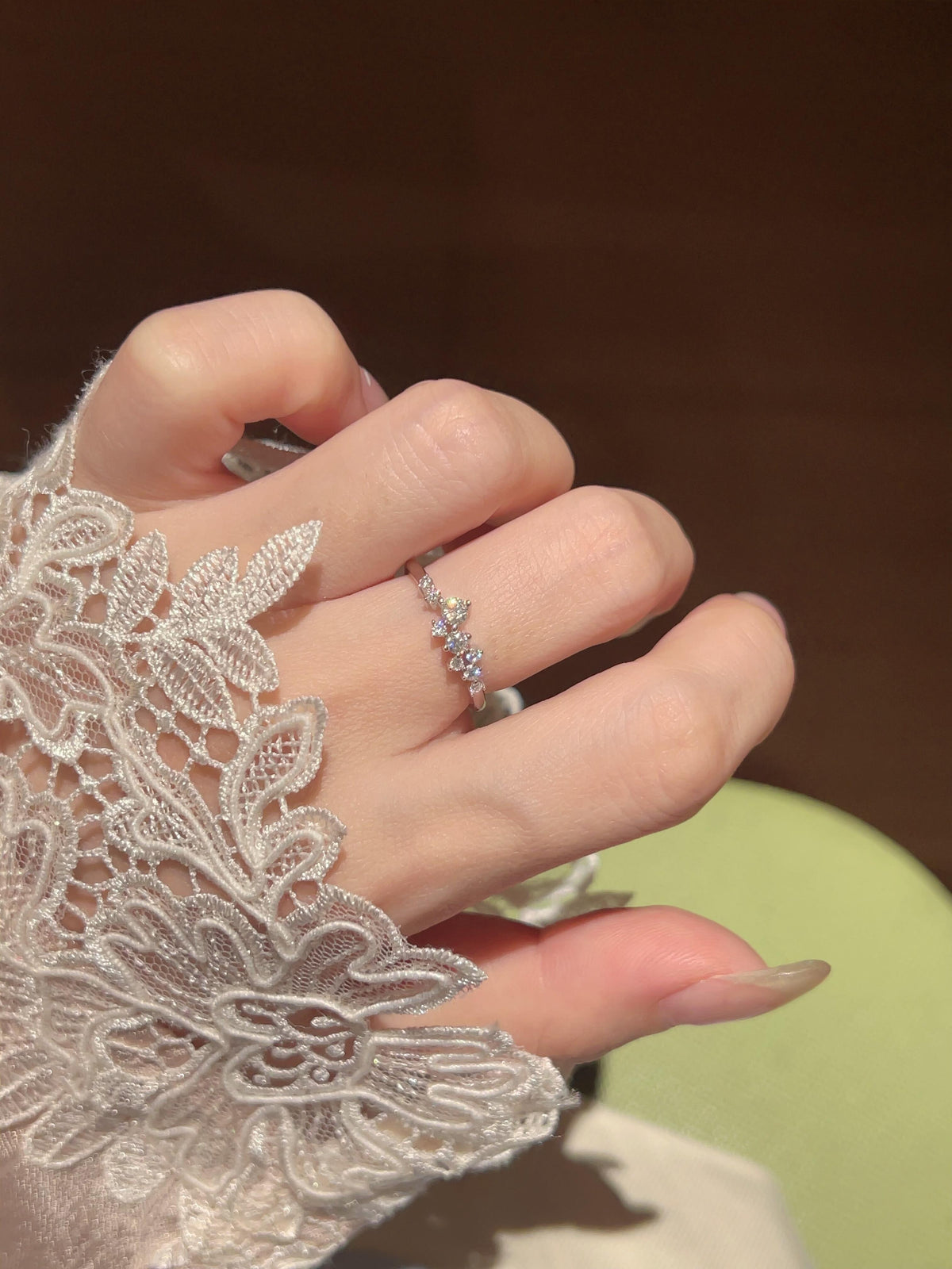 Constellation · Scattered Moissanite Band