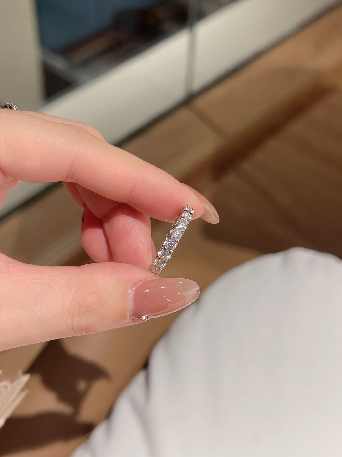 Couronne · Full-Circle Moissanite Eternity Band