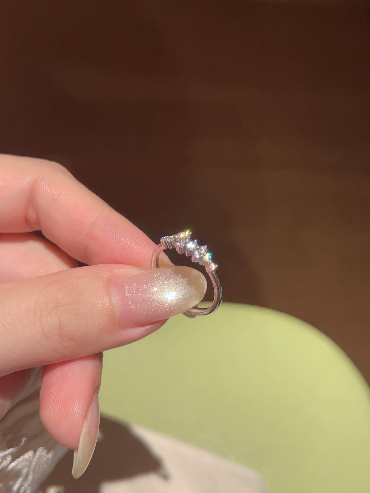 Constellation · Scattered Moissanite Band