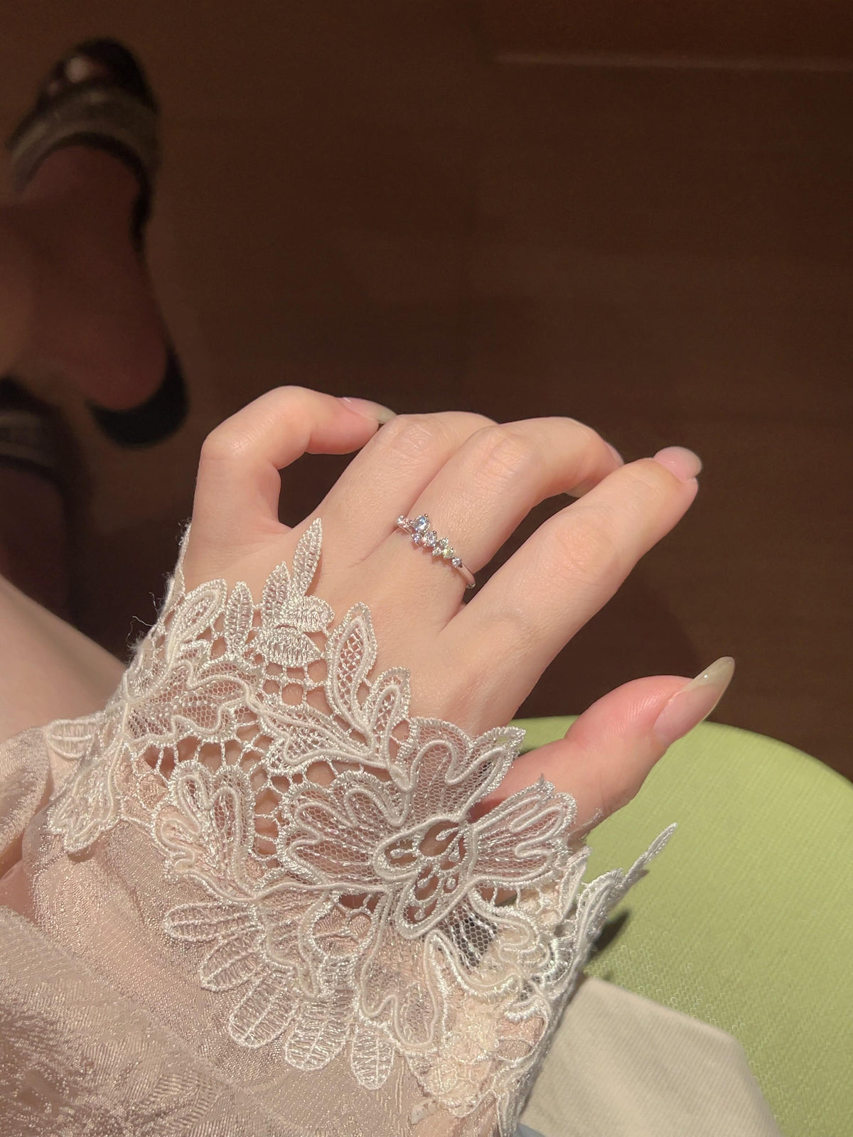 Constellation · Scattered Moissanite Band