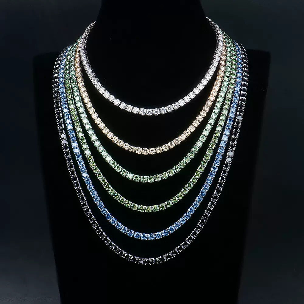 Moissanite Tennis Necklace · 5mm