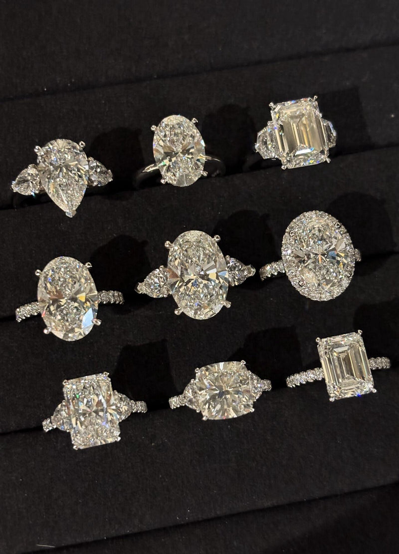 Lumière lab-grown diamond ring