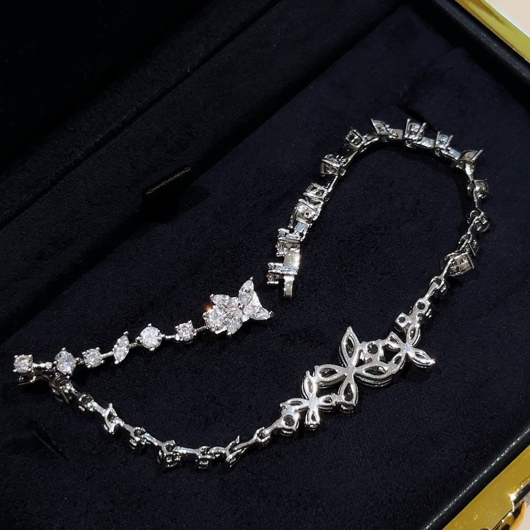 Back and clasp of the butterfly bracelet